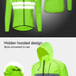 Thin waterproof reflective running jacket