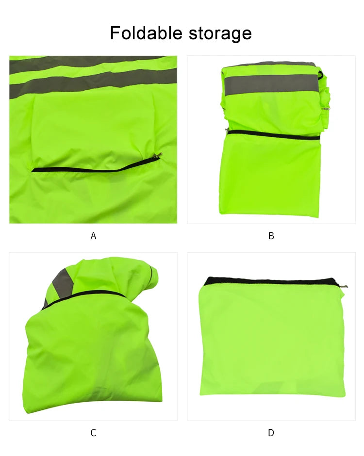 Thin waterproof reflective running jacket