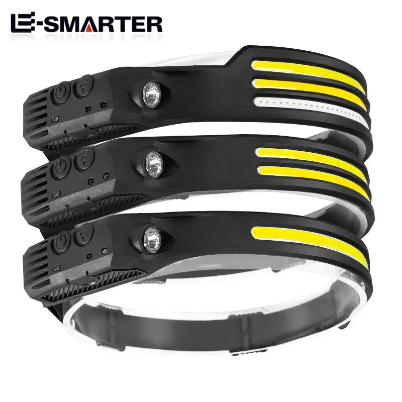 Exercise headlamp Bright LED USB rechargeable