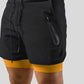 Men's Running/Fitness shorts secure phone pocket